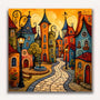 Paint by Numbers - Enchanting Old Town Dreams