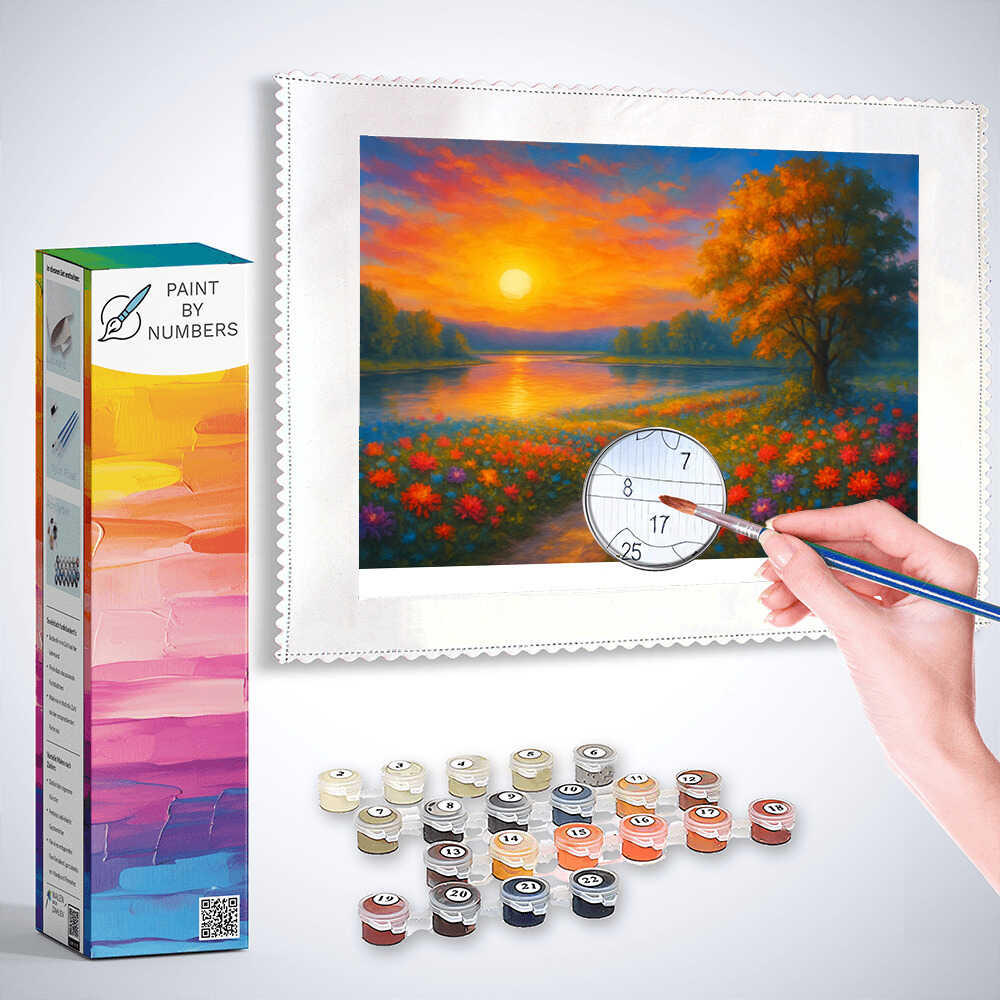 Paint by Numbers - Path to the Golden Light