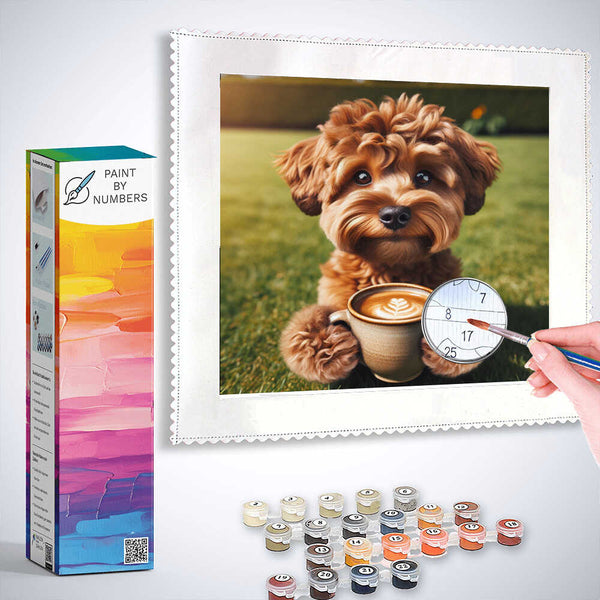 Paint by Numbers - Coffee magic in the morning light