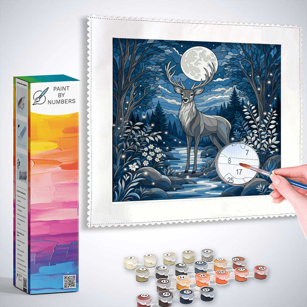 Paint by Numbers - Magic of the Moonlit Night