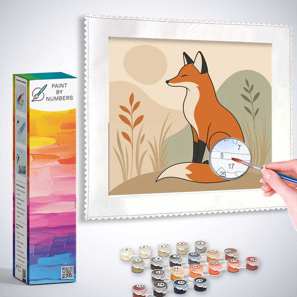 Paint by Numbers - The Dreaming Fox