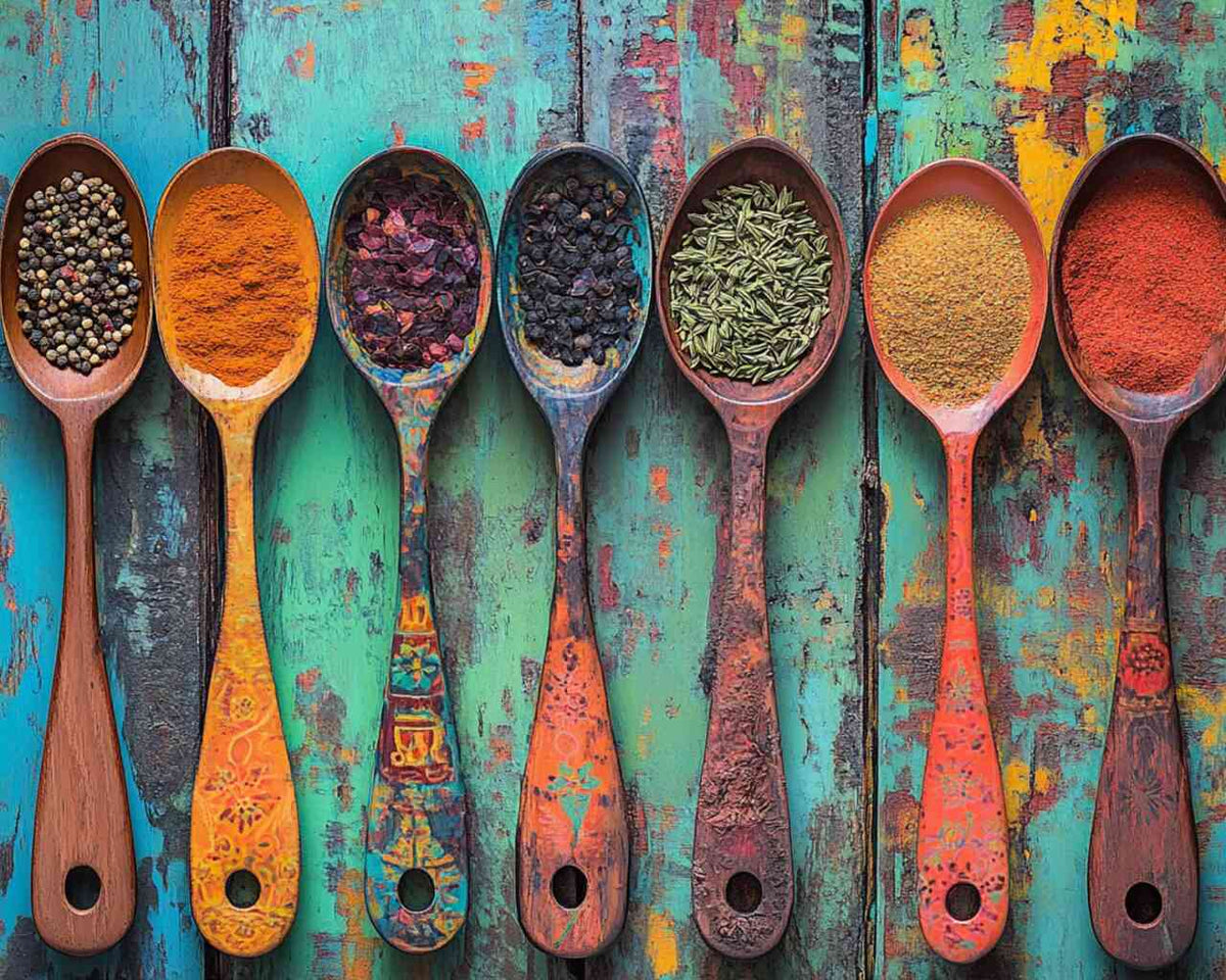 Paint by Numbers - Spoon collection, spices