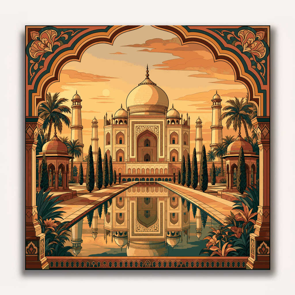 Paint by Numbers - Magic of Twilight: Indian Dream