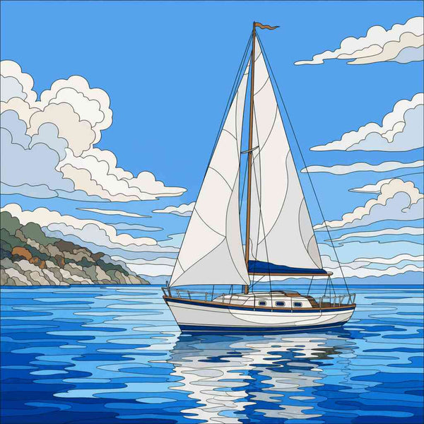 Paint by Numbers - Sails of Freedom
