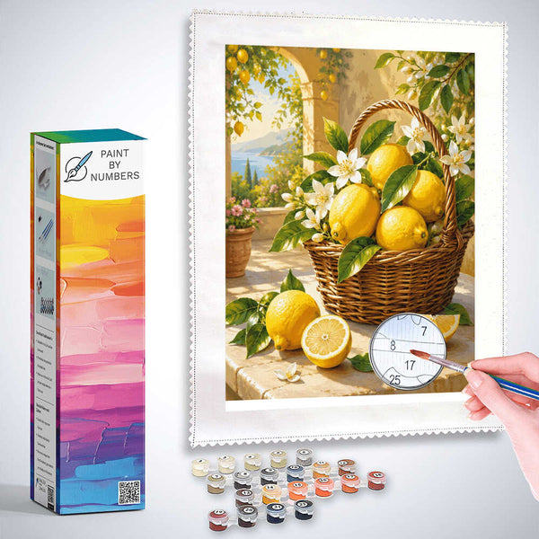 Paint by Numbers - Sunlight in the lemon garden