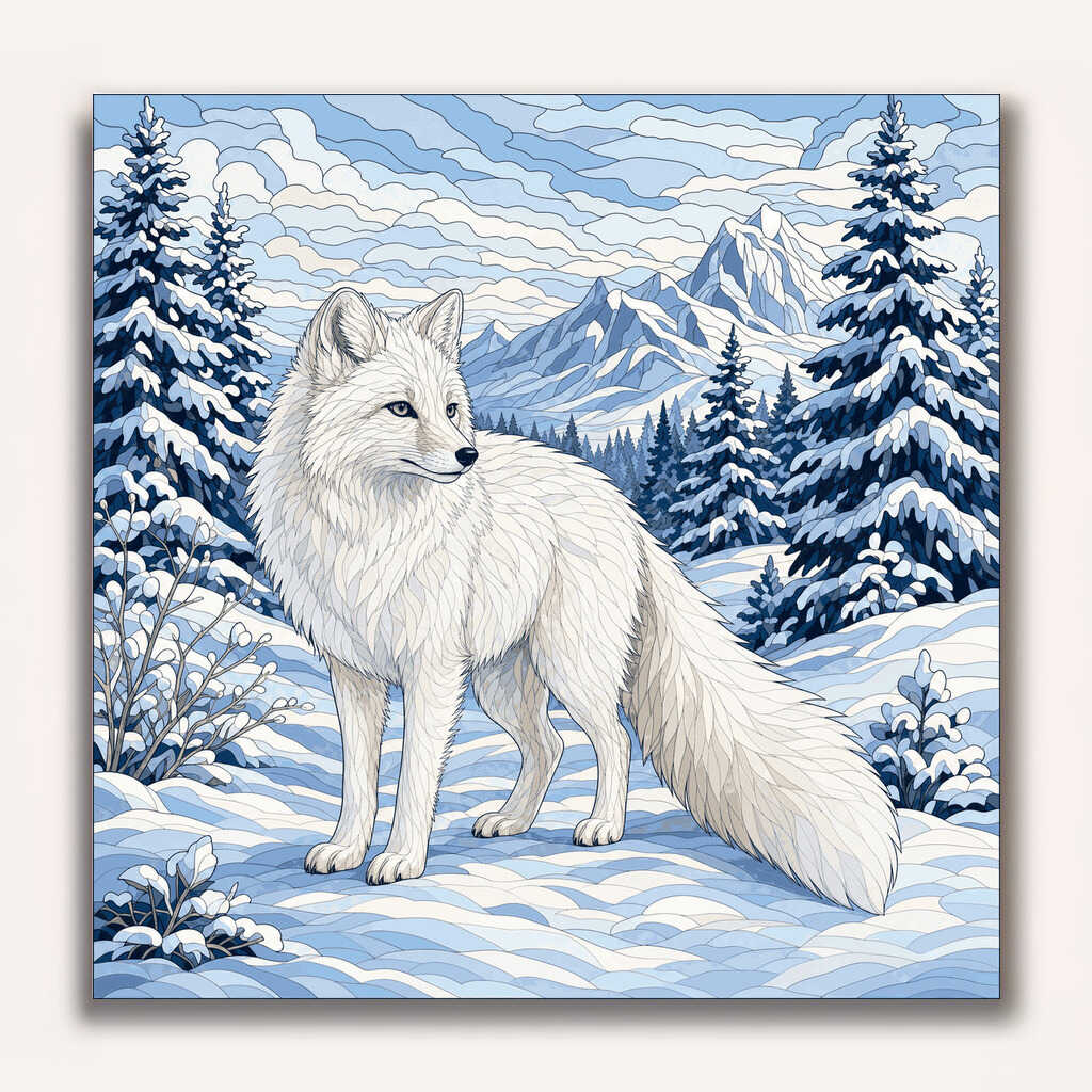 Paint by Numbers - Icy silence – magic of the North