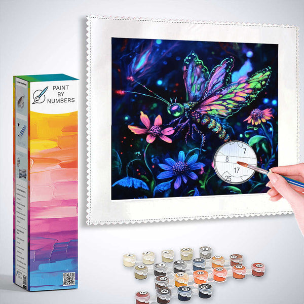 Paint by Numbers - Magical glow of the night