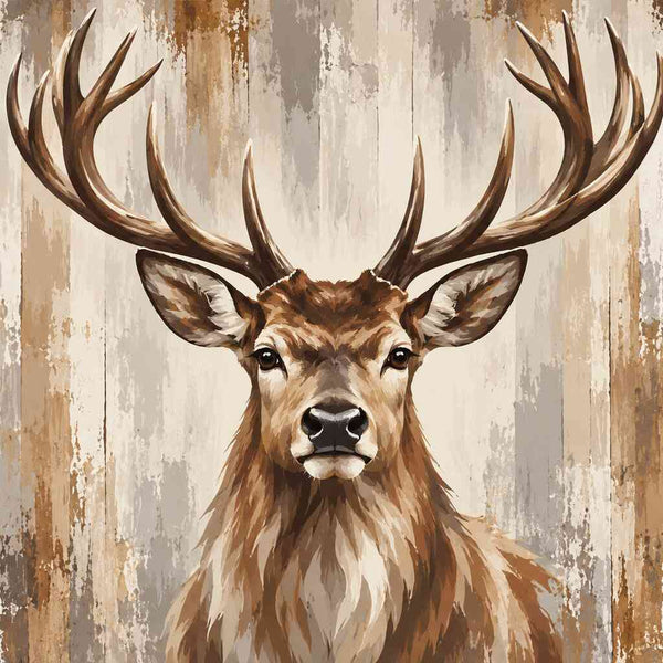 Paint by Numbers - King of the Wilderness, in brown