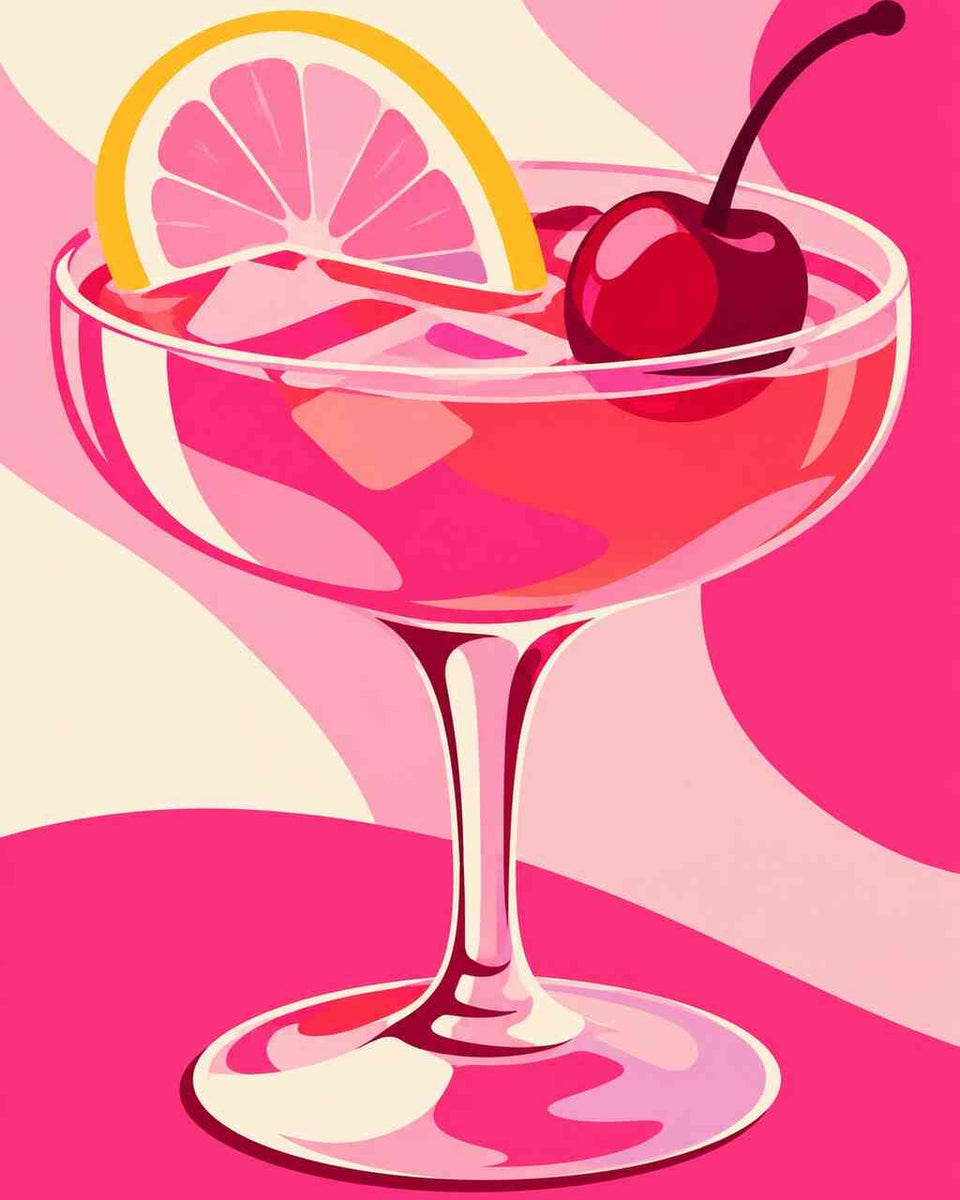 Paint by Numbers - Summer dreams in a glass