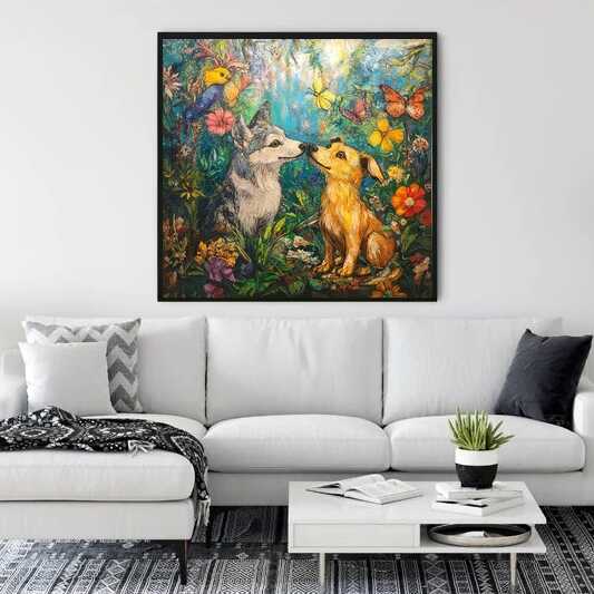 Paint by Numbers - Magical moment in the flower garden
