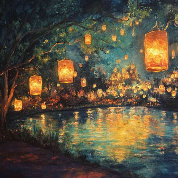 Paint by Numbers - Whispers of the Twilight, Lantern