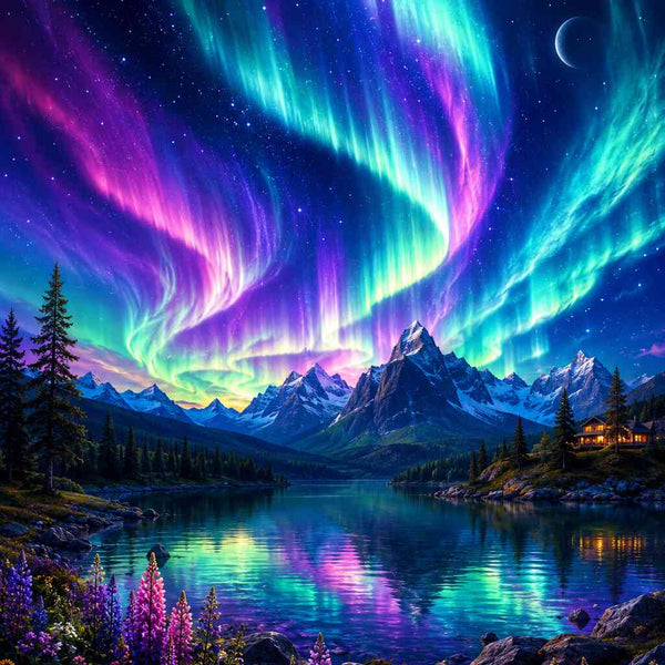 Paint by Numbers - Magic of the Northern Lights