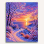 Paint by Numbers - Winter magic by the sea