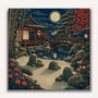 Paint by Numbers - Moonlight over the Zen garden