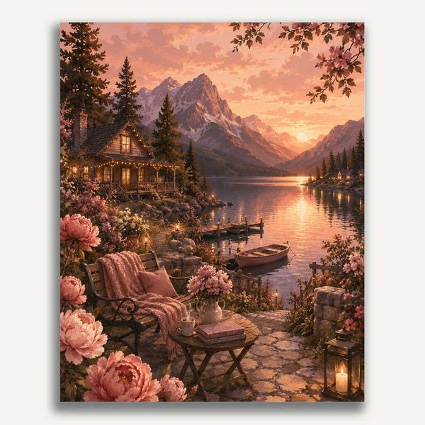 Paint by Numbers - Sonnenzauber am See