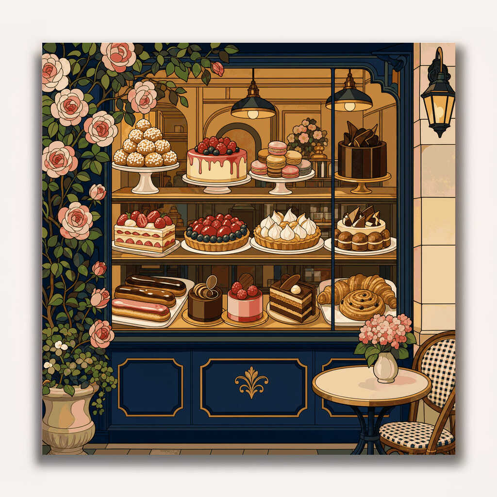 Paint by Numbers - Sweet temptation in the morning