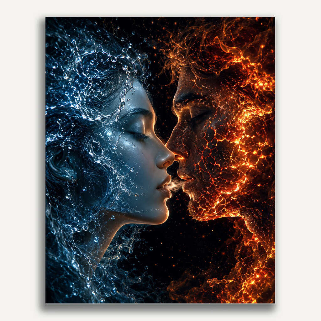 Paint by Numbers - Kiss of the Elements