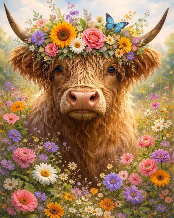 Paint by Numbers - Flower crown of harmony