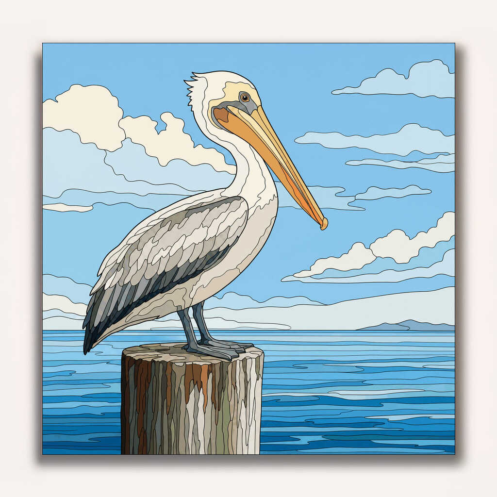 Paint by Numbers - Peace in the Morning – The Guardian of the Sea