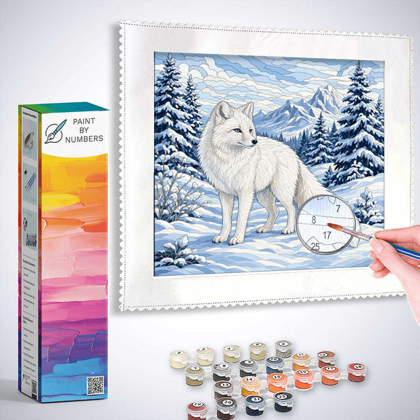 Paint by Numbers - Icy silence – magic of the North