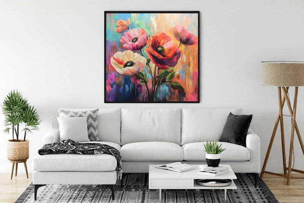 Paint by Numbers - Flower poetry in a riot of color