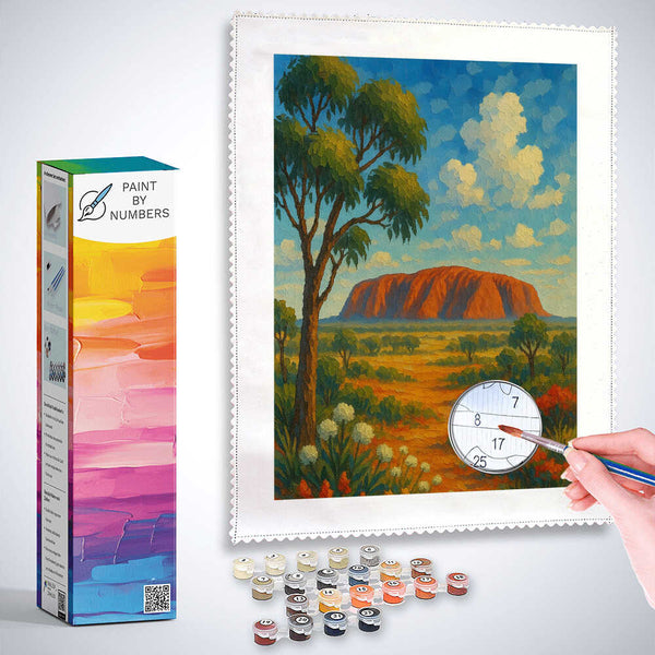 Paint by Numbers - Flaming Heart of the Outback