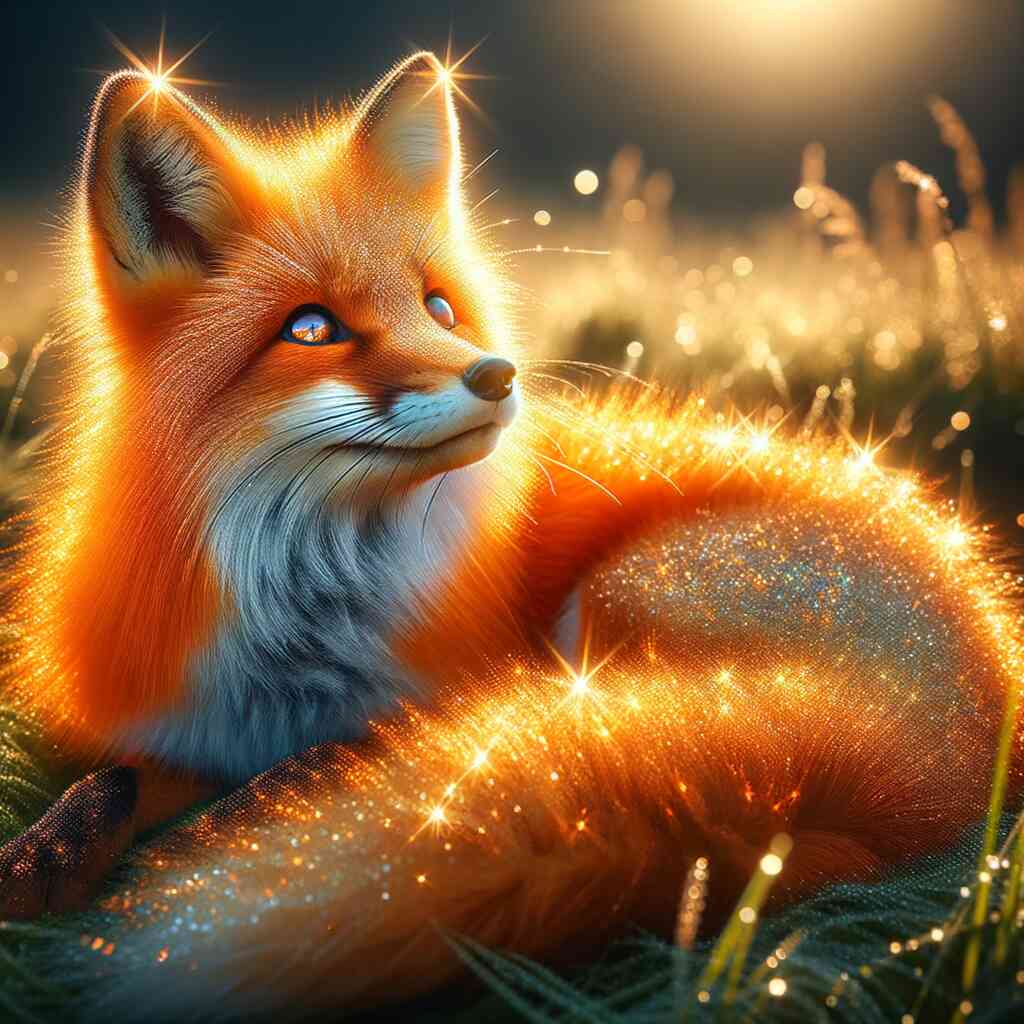 Paint by Numbers - Sparkling dreams of the fox