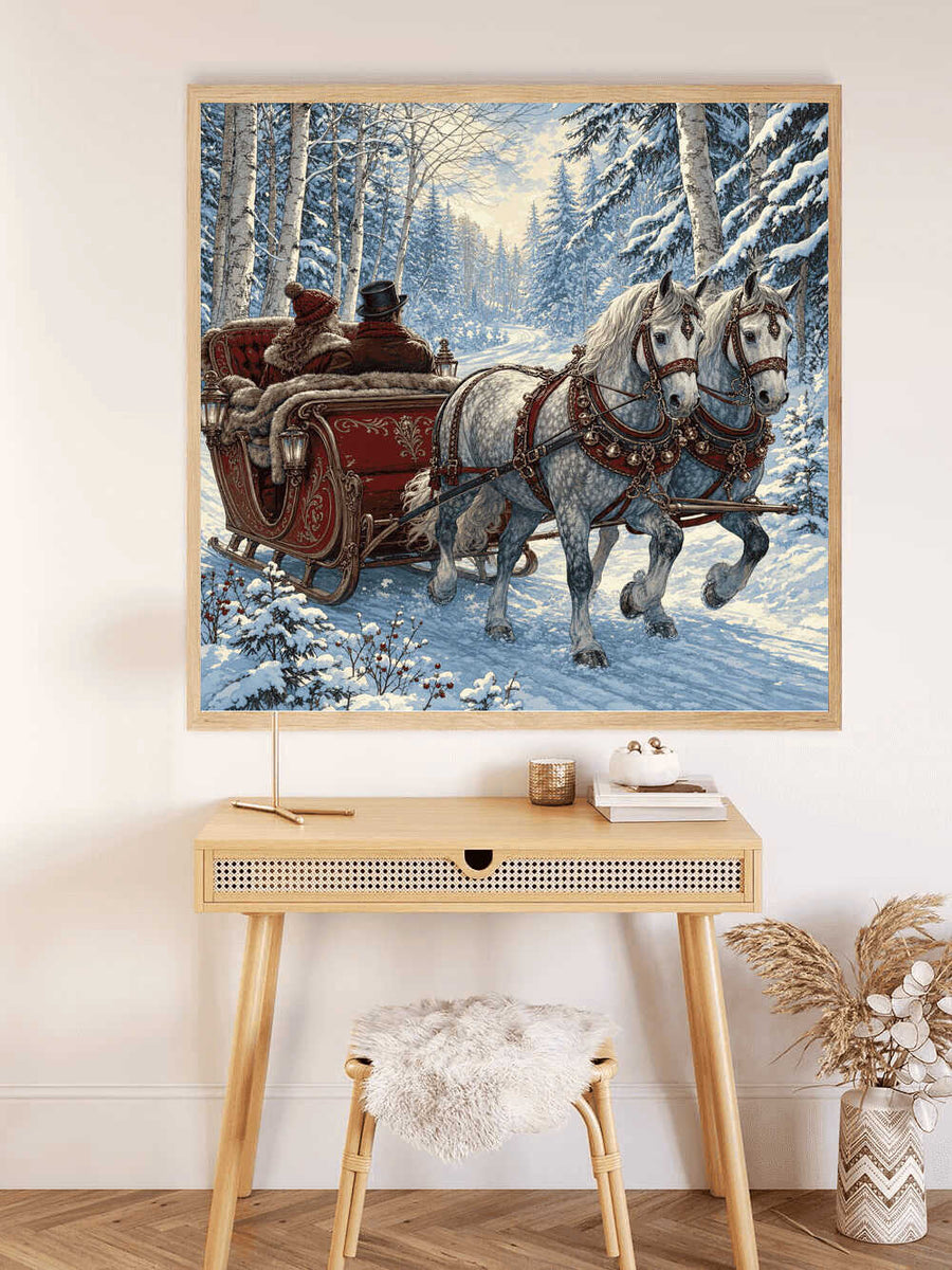 Paint by Numbers - Winter magic of togetherness