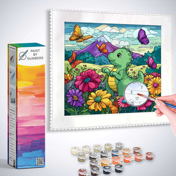 Paint by Numbers - Spring dream in Dino Land