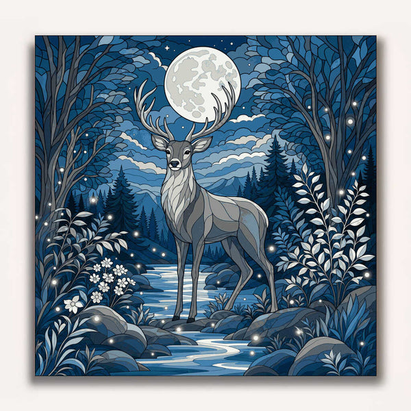 Paint by Numbers - Magic of the Moonlit Night