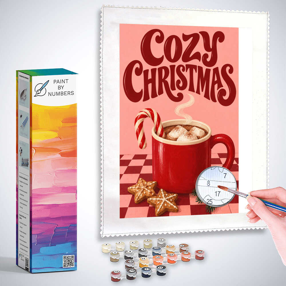 Paint by Numbers - Cozy Christmas joy