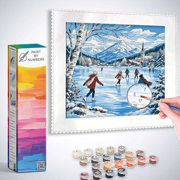 Paint by Numbers - Winterzauber am See