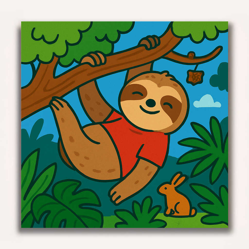 Paint by Numbers - Gentle dreams in the jungle