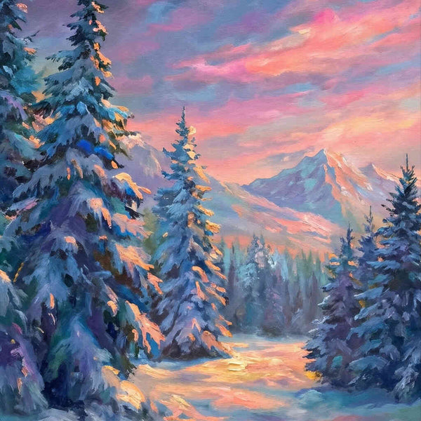 Paint by Numbers - Winter morning magic