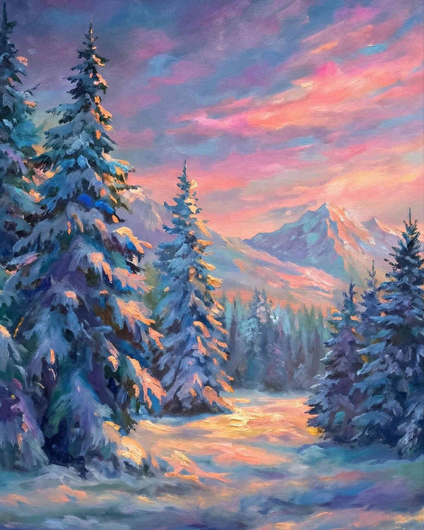 Paint by Numbers - Winter morning magic
