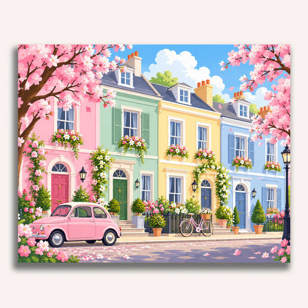 Paint by Numbers - Springtime magic in the pastel district