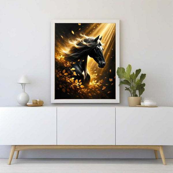 Paint by Numbers - Bold Black Horse