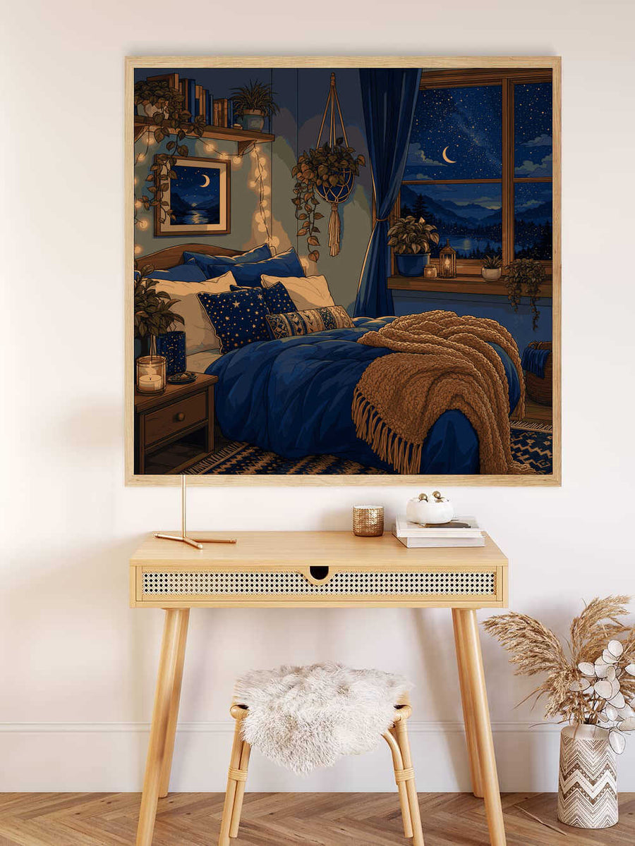 Paint by Numbers - Night magic in the bedroom