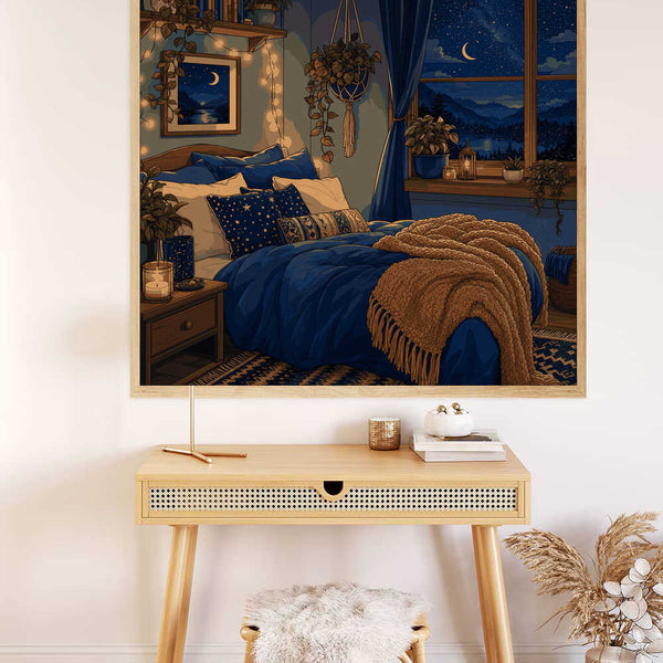 Paint by Numbers - Night magic in the bedroom