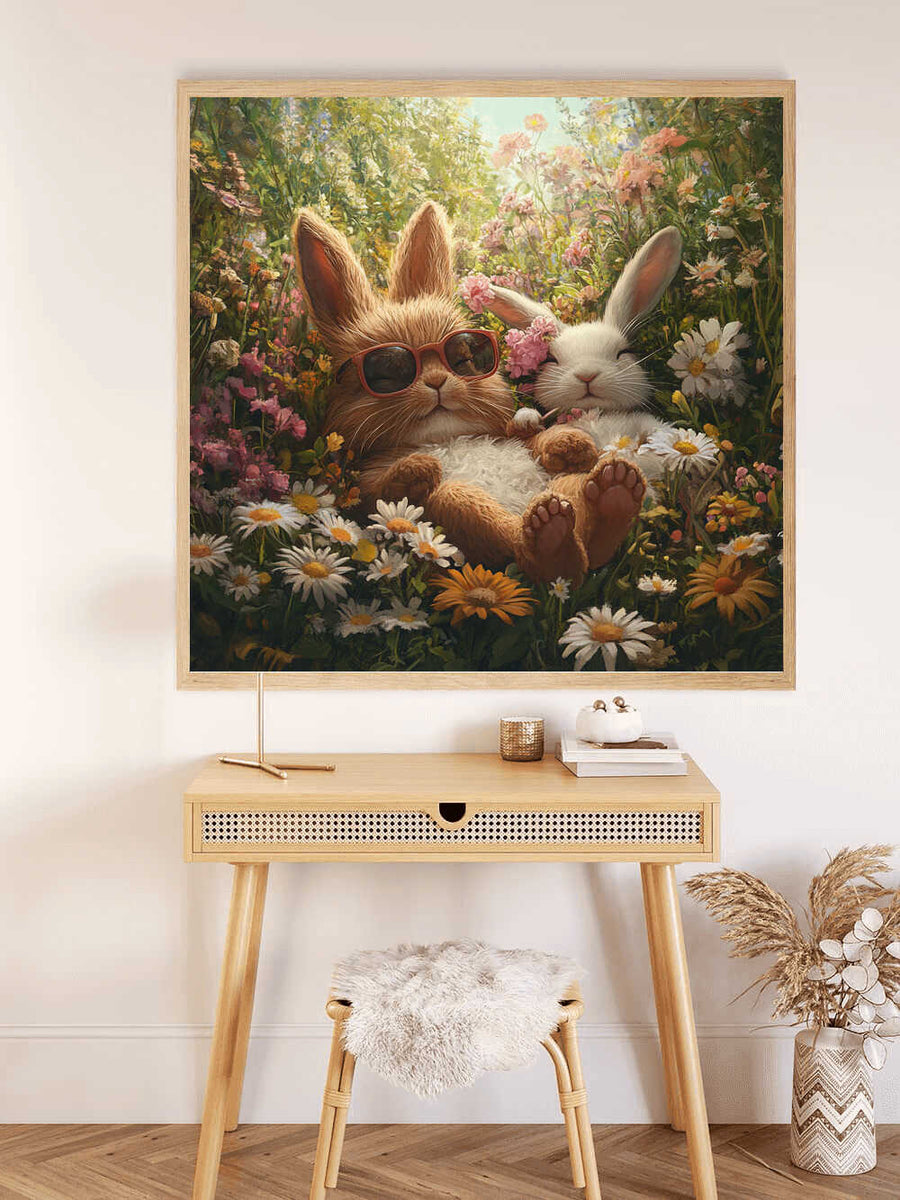 Paint by Numbers - Sunbathing in a floral dream