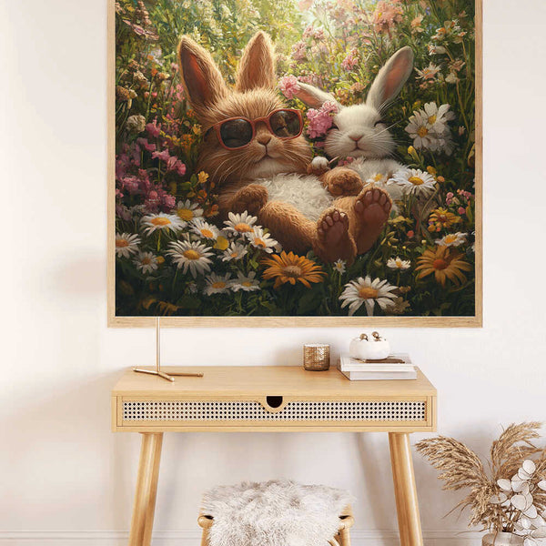 Paint by Numbers - Sunbathing in a floral dream