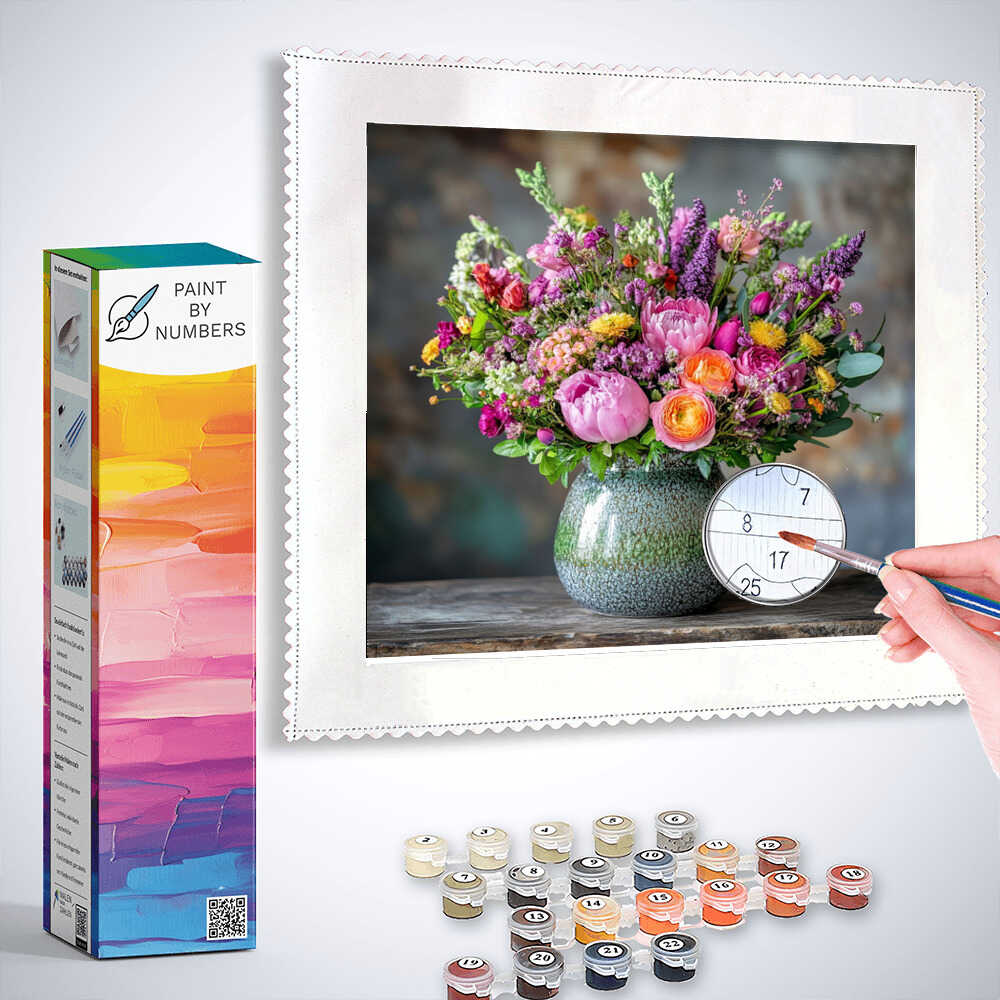 Paint by Numbers - floral intoxication of the senses