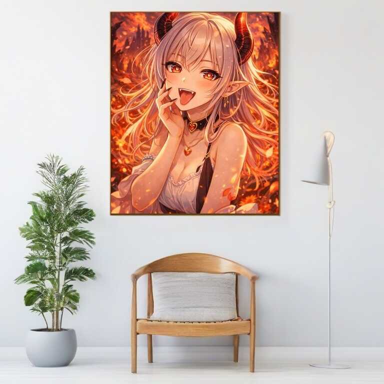 Paint by Numbers - Flameheart, Anime