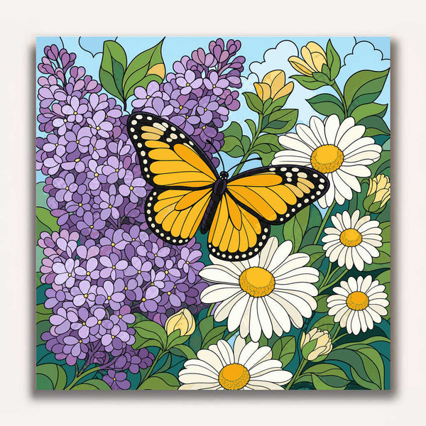 Paint by Numbers - Spring magic: In the dance of nature