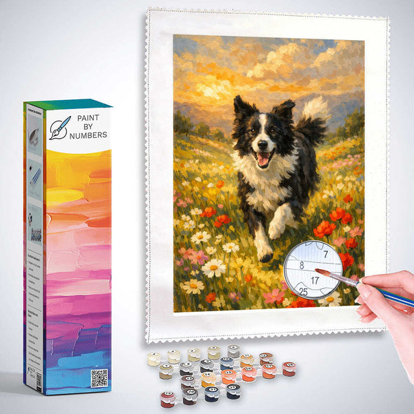 Paint by Numbers - A moment of happiness in the evening light
