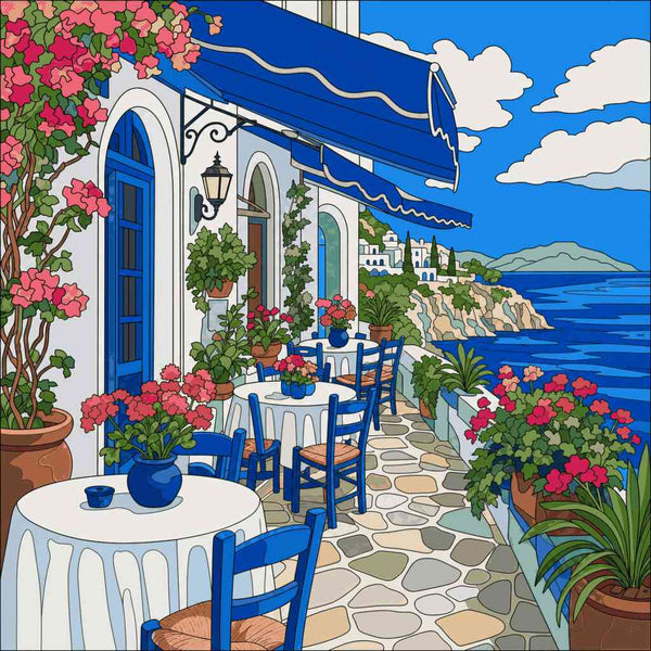 Paint by Numbers - Mediterranean Dream