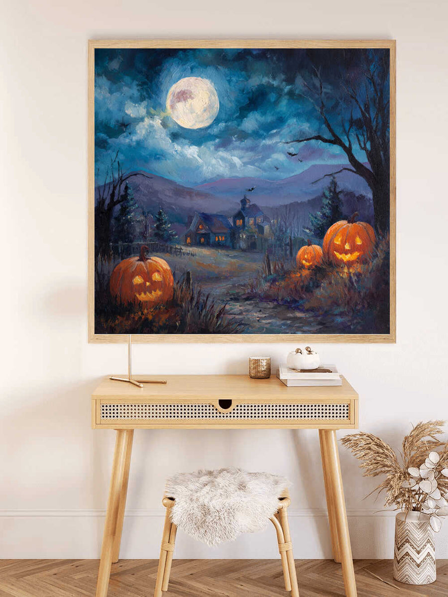 Paint by Numbers - Whispers of the Halloween Moon