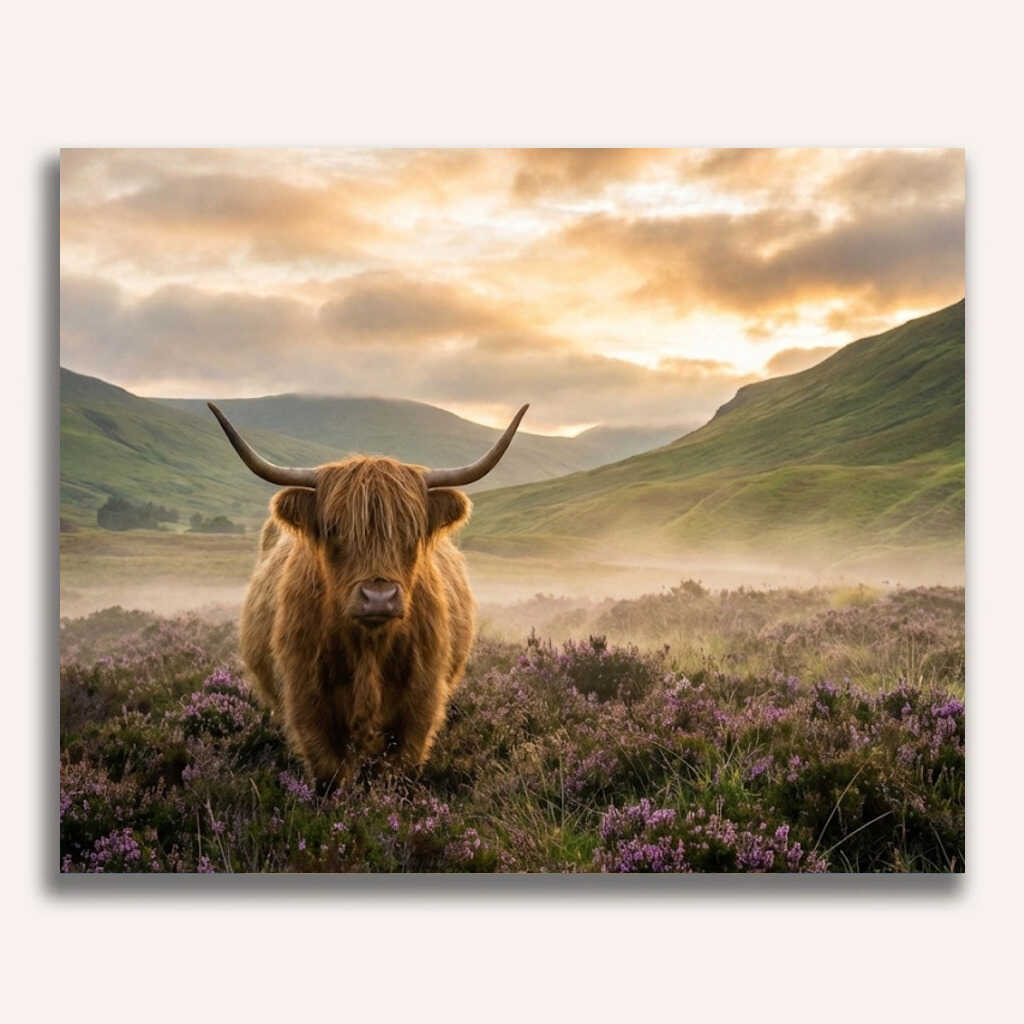 Paint by Numbers - Majesty of the morning in the mist