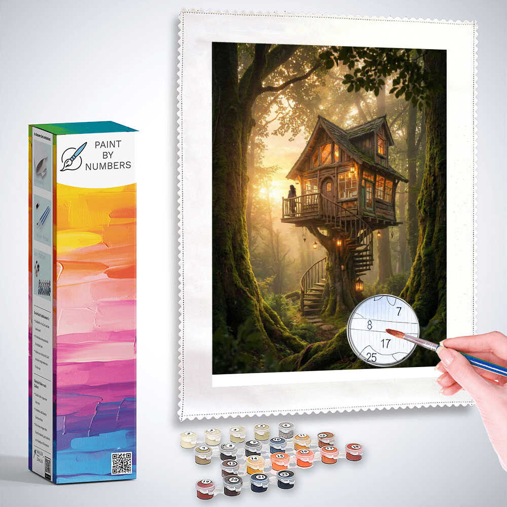 Paint by Numbers - The Enchanted Treehouse