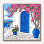 Paint by Numbers - Mediterranean daylight – longing for Santorini